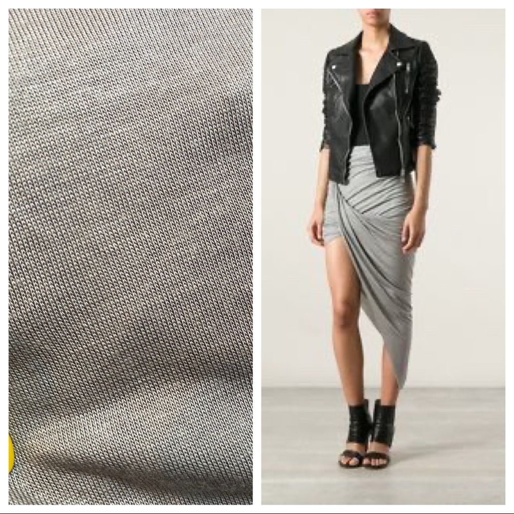 NWT: Helmut Lang: Asymmetrical Wrap Skirt Sz: S/P